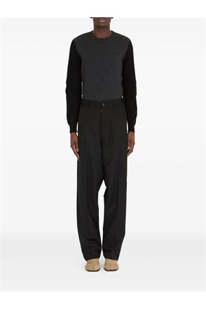 Pantaloni in misto lana nero MAISON MARGIELA | S67KA0074M35661900
